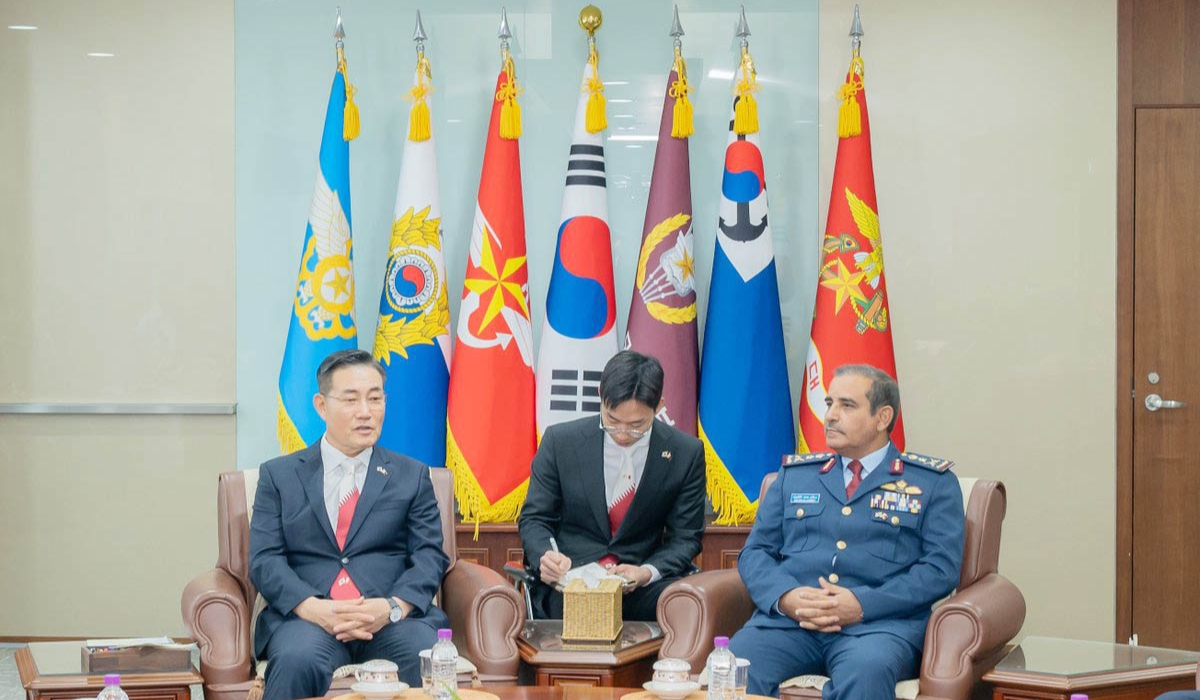 Chief of Staff of Qatar Armed Forces Meets with Korean Defense Minister